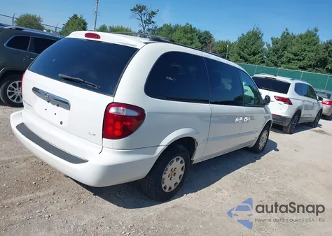 2001 Chrysler Town & Country Lx from USA, damaged, VIN 2C4GP44331R253195